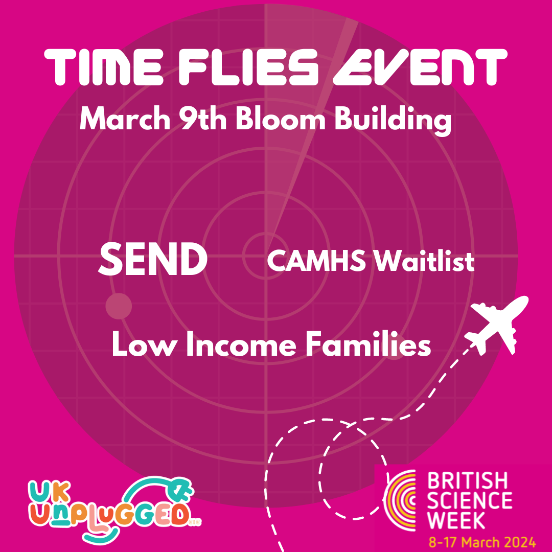 Time Flies Event for SEND CAMHS Waitlist and Low Income Families
