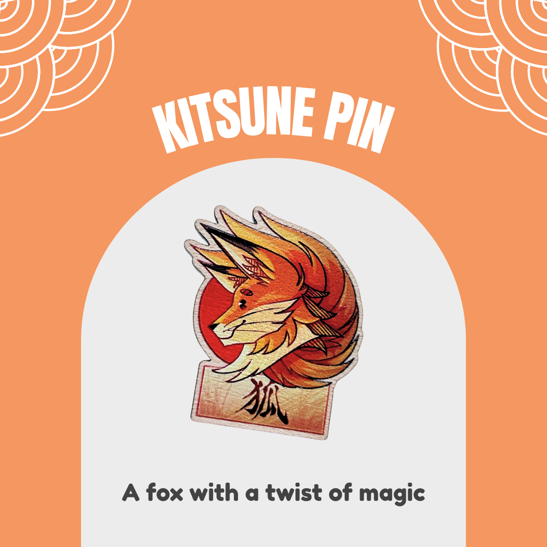 Kitsune Pin