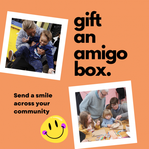 Gift an amigo box - send a smile across your community